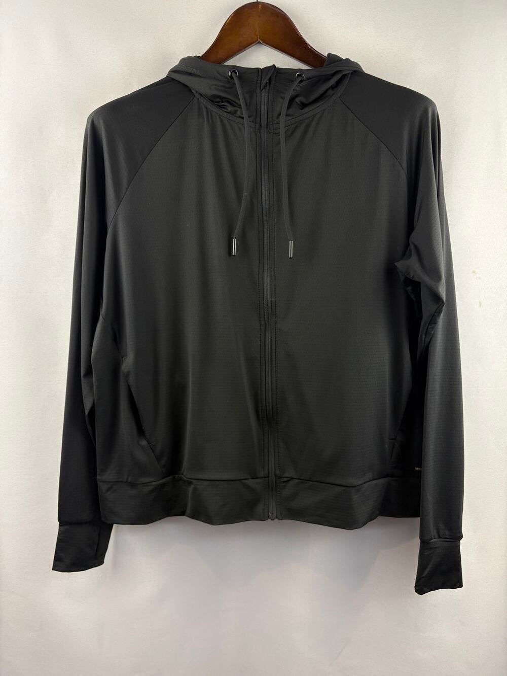 Women’s Mondetta Large Black Athletic Zip-Up Hoodie